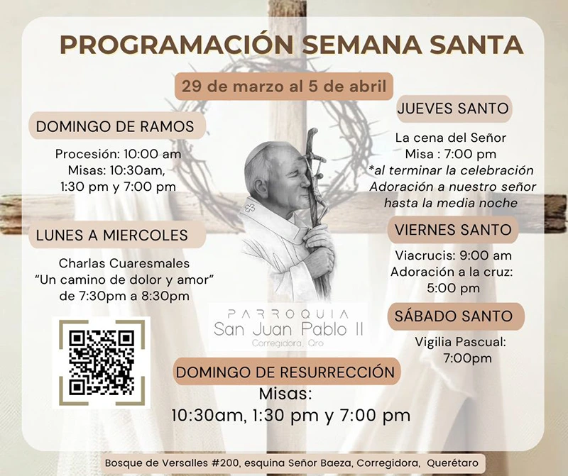 Programa de semana santa